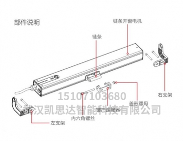 單鏈條式電動開窗器